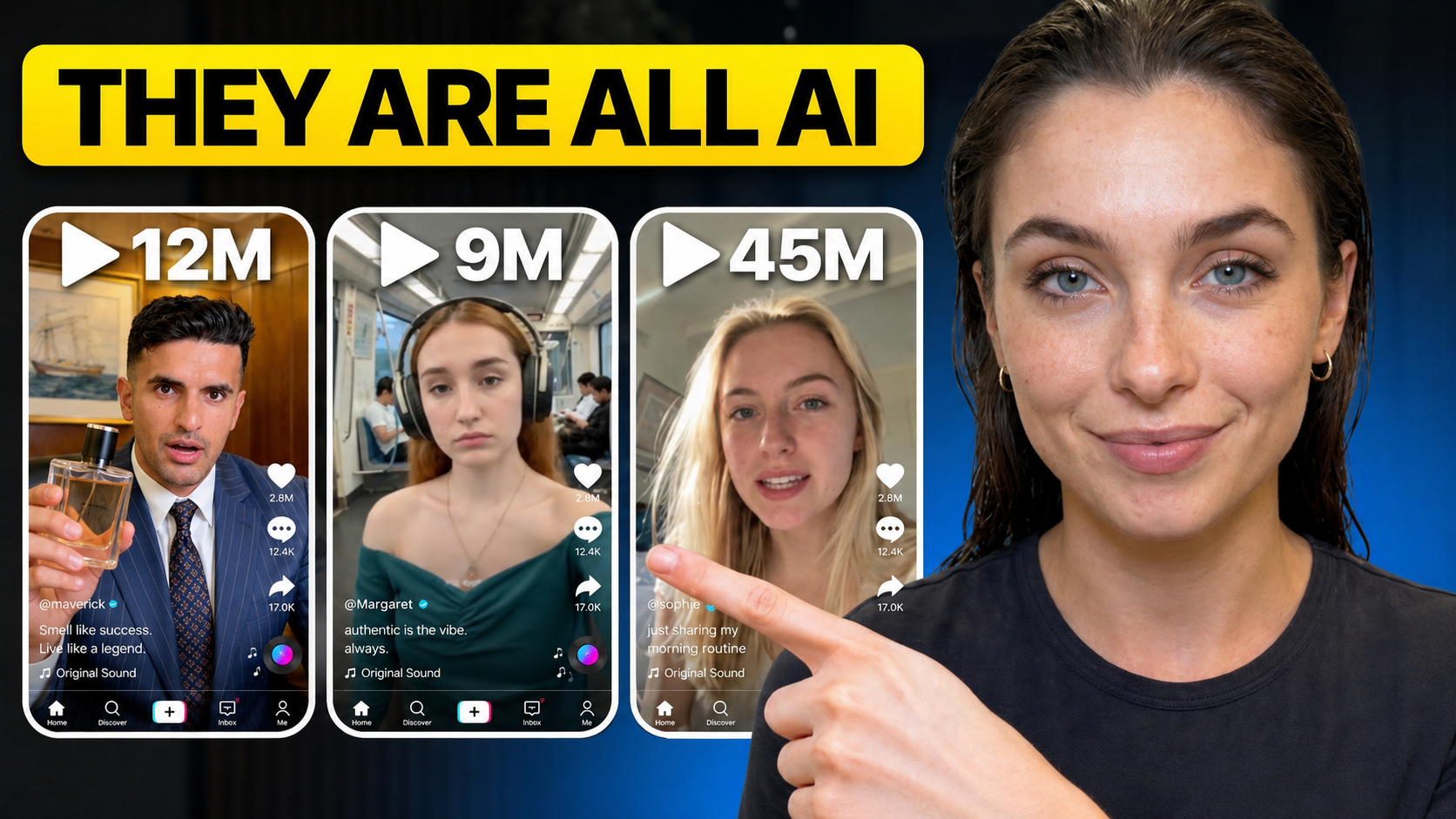 AI-generated viral video examples with millions of views